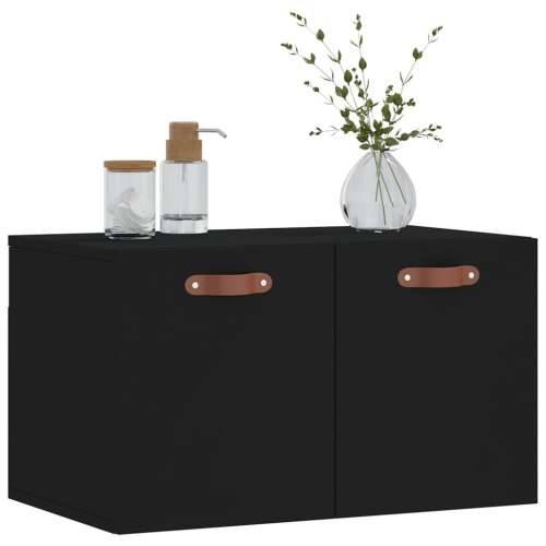 Zidni ormarić crni 60 x 36,5 x 35 cm od konstruiranog drva - Crna 60 x 36.5 x 35 cm 1 Cijena