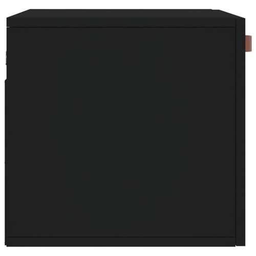Zidni ormarić crni 60 x 36,5 x 35 cm od konstruiranog drva - Crna 60 x 36.5 x 35 cm 1 Cijena