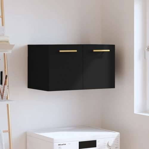 Zidni ormarić crni 60 x 36,5 x 35 cm od konstruiranog drva - Crna 60 x 36.5 x 35 cm 1 Cijena