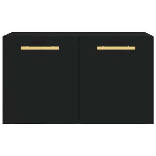 Zidni ormarić crni 60 x 36,5 x 35 cm od konstruiranog drva - Crna 60 x 36.5 x 35 cm 1 Cijena