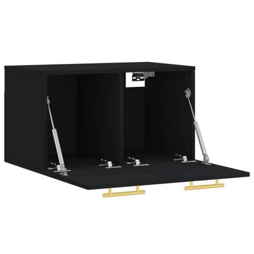 Zidni ormarić crni 60 x 36,5 x 35 cm od konstruiranog drva - Crna 60 x 36.5 x 35 cm 1 Cijena