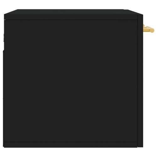 Zidni ormarić crni 60 x 36,5 x 35 cm od konstruiranog drva - Crna 60 x 36.5 x 35 cm 1 Cijena