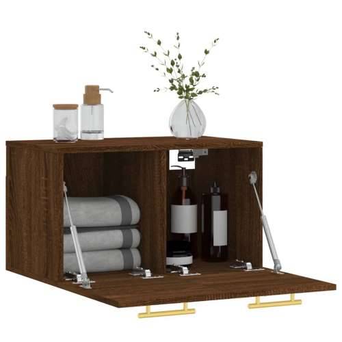 Zidni ormarić boja Smeđi hrast 60x36,5x35cm konstruirano drvo - Smeđi hrast 60 x 36.5 x 35 cm 1 Cijena