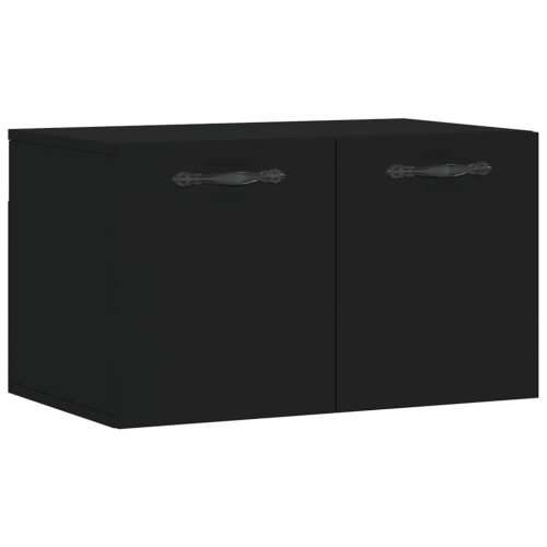 Zidni ormarić crni 60 x 36,5 x 35 cm od konstruiranog drva - Crna 60 x 36.5 x 35 cm 1 Cijena