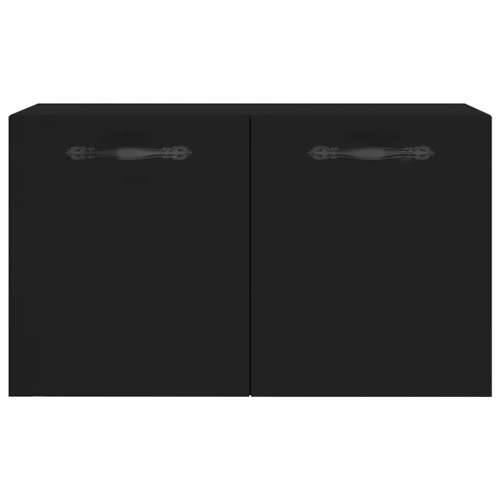 Zidni ormarić crni 60 x 36,5 x 35 cm od konstruiranog drva - Crna 60 x 36.5 x 35 cm 1 Cijena