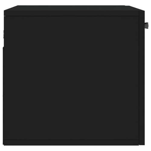 Zidni ormarić crni 60 x 36,5 x 35 cm od konstruiranog drva - Crna 60 x 36.5 x 35 cm 1 Cijena