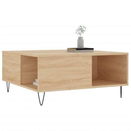 Stolić za kavu boja hrasta 80x80x36,5 cm konstruirano drvo - sonoma hrast 1 Cijena