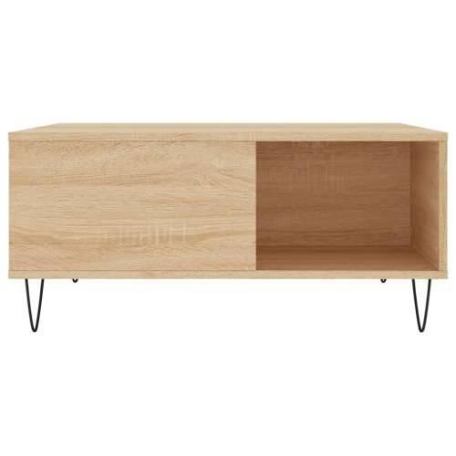Stolić za kavu boja hrasta 80x80x36,5 cm konstruirano drvo - sonoma hrast 1 Cijena