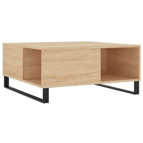 Stolić za kavu boja hrasta 80x80x36,5 cm konstruirano drvo - sonoma hrast 1 Cijena