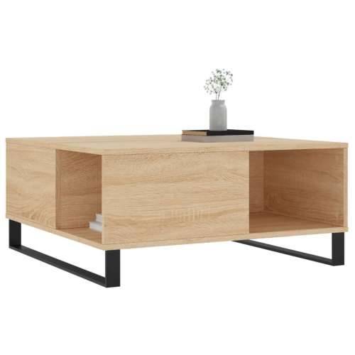 Stolić za kavu boja hrasta 80x80x36,5 cm konstruirano drvo - sonoma hrast 1 Cijena