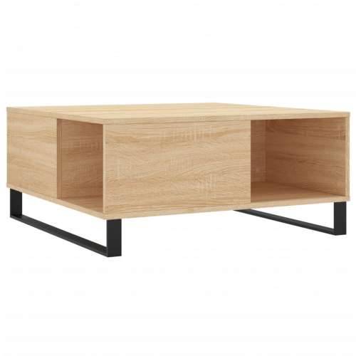 Stolić za kavu boja hrasta 80x80x36,5 cm konstruirano drvo - sonoma hrast 1 Cijena