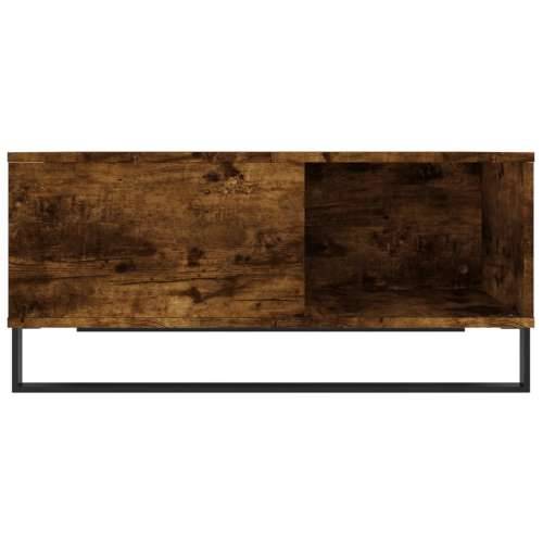 Stolić za kavu boja hrasta 80 x 80 x 36,5 cm konstruirano drvo - Dimljeni hrast 1 Cijena