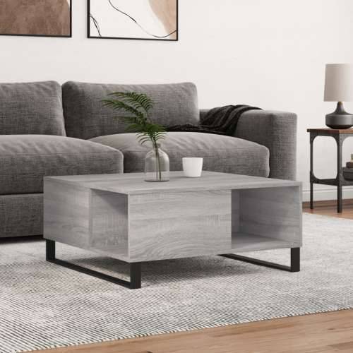 Stolić za kavu boja sivog hrasta 80x80x36,5cm konstruirano drvo - Sivi hrast sonoma 1 Cijena