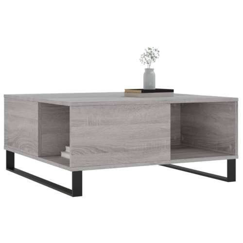 Stolić za kavu boja sivog hrasta 80x80x36,5cm konstruirano drvo - Sivi hrast sonoma 1 Cijena