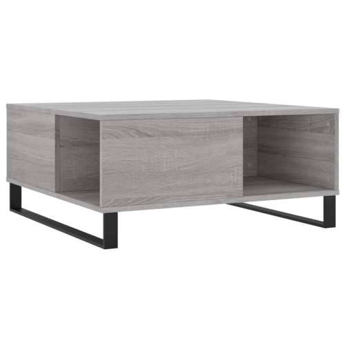Stolić za kavu boja sivog hrasta 80x80x36,5cm konstruirano drvo - Sivi hrast sonoma 1 Cijena
