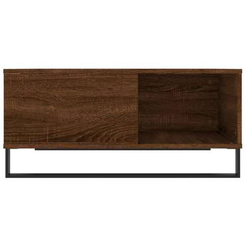 Stolić za kavu smeđi hrast 80x80x36,5 cm konstruirano drvo - Smeđi hrast 1 Cijena