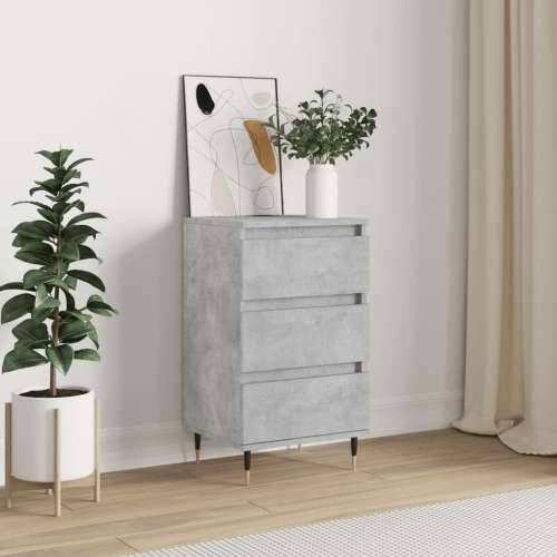Komoda siva boja betona 40 x 35 x 70 cm od konstruiranog drva - Beton siva 1 Cijena