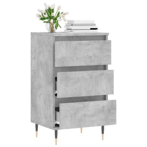 Komoda siva boja betona 40 x 35 x 70 cm od konstruiranog drva - Beton siva 1 Cijena