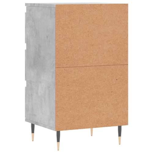 Komoda siva boja betona 40 x 35 x 70 cm od konstruiranog drva - Beton siva 1 Cijena