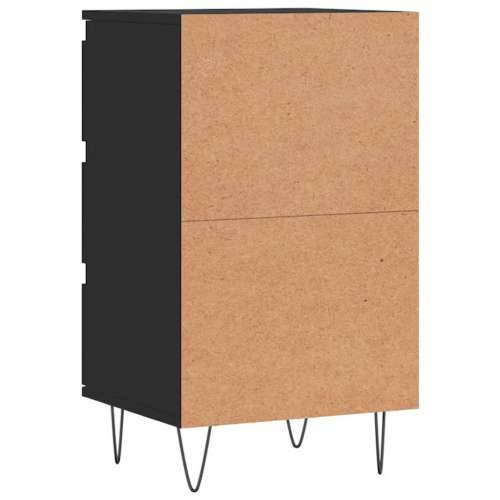 Komoda crna 40 x 35 x 70 cm od konstruiranog drva - Crna 1 Cijena