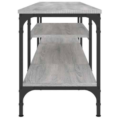 TV ormarić boja hrasta sonome 161x35x45 cm od drva i željeza - Sivi hrast sonoma 1 161 cm Cijena