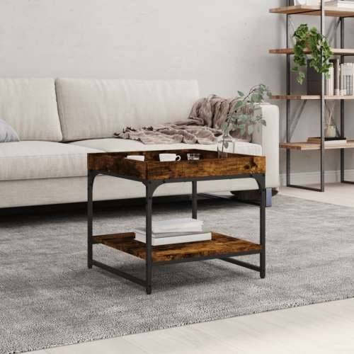 Stolić za kavu boja hrasta 49,5x49,5x45 cm konstruirano drvo - Dimljeni hrast 49.5 x 49.5 x 45 cm 1 Cijena