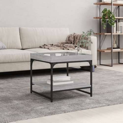 Stolić za kavu boja hrasta 49,5x49,5x45 cm konstruirano drvo - Sivi hrast sonoma 49.5 x 49.5 x 45 cm 1 Cijena