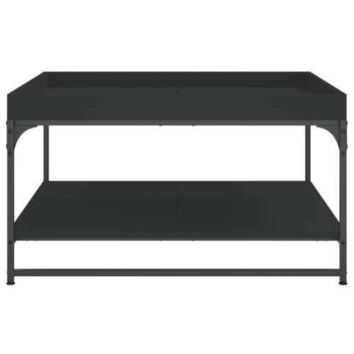 Stolić za kavu crni 80 x 80 x 45 cm konstruirano drvo i željezo - Crna 80 x 80 x 45 cm 1 Cijena
