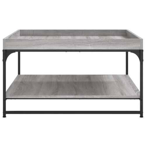 Stolić za kavu siva boja hrasta 80x80x45 cm od drva i željeza - Sivi hrast sonoma 80 x 80 x 45 cm 1 Cijena