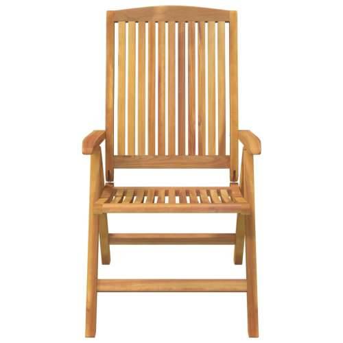 Nagibne vrtne stolice s jastucima 2 kom od masivne tikovine - boja crnog vina 120 x 50 x 3 cm 2 Cijena