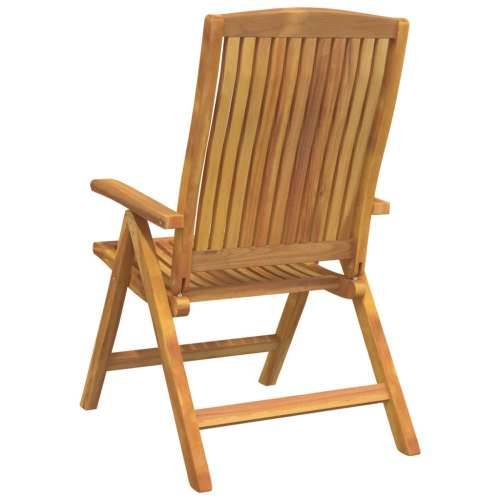 Nagibne vrtne stolice s jastucima 2 kom od masivne tikovine - boja crnog vina 120 x 50 x 3 cm 2 Cijena