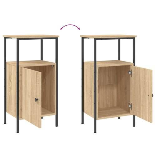 Noćni ormarići 2 kom boja hrasta 41x31x80 cm konstruirano drvo - sonoma hrast 2 Cijena