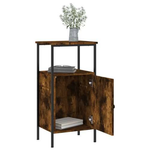Noćni ormarići 2 kom boja hrasta 41x31x80 cm konstruirano drvo - Dimljeni hrast 2 Cijena