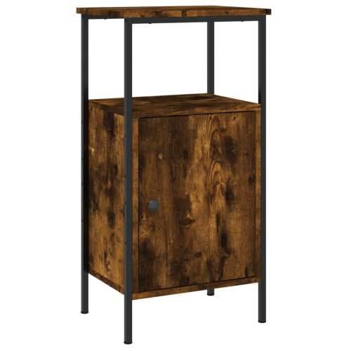 Noćni ormarići 2 kom boja hrasta 41x31x80 cm konstruirano drvo - Dimljeni hrast 2 Cijena