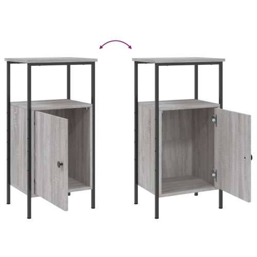 Noćni ormarići 2 kom boja hrasta 41x31x80 cm konstruirano drvo - Sivi hrast sonoma 2 Cijena
