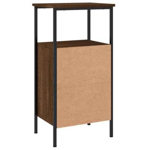 Noćni ormarići 2 kom boja hrasta 41x31x80 cm konstruirano drvo - Smeđi hrast 2 Cijena