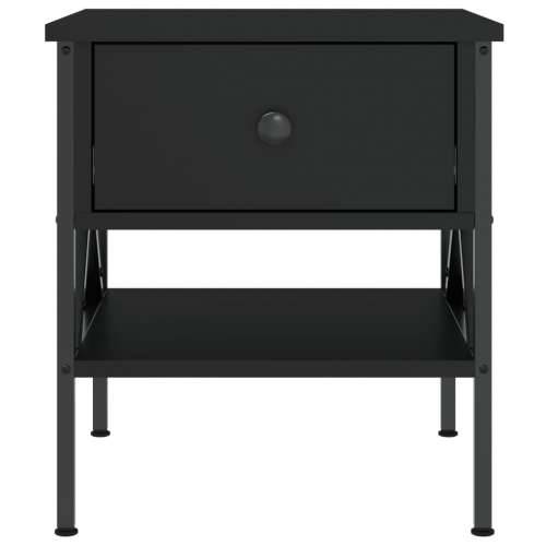 Noćni ormarići 2 kom crni 40 x 42 x 45 cm od konstruiranog drva - Crna 2 Cijena