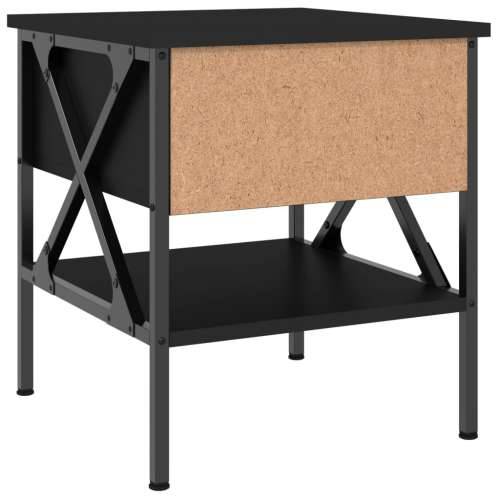 Noćni ormarići 2 kom crni 40 x 42 x 45 cm od konstruiranog drva - Crna 2 Cijena