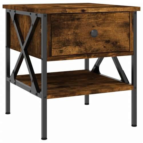 Noćni ormarići 2 kom boja hrasta 40x42x45 cm konstruirano drvo - Dimljeni hrast 2 Cijena