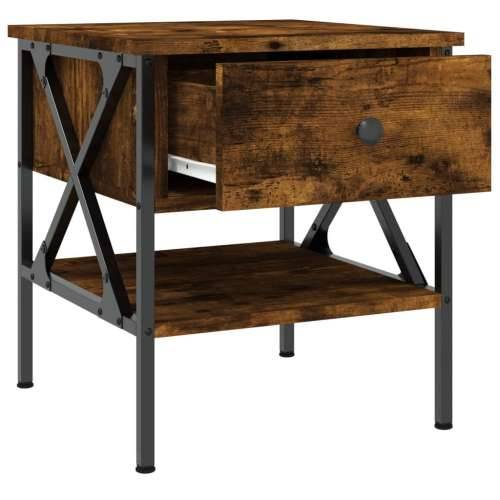 Noćni ormarići 2 kom boja hrasta 40x42x45 cm konstruirano drvo - Dimljeni hrast 2 Cijena