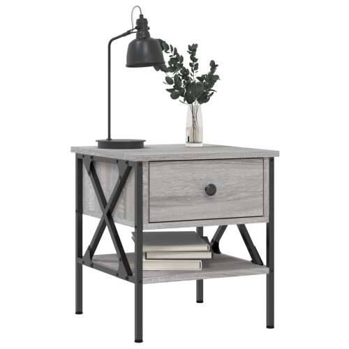 Noćni ormarići 2 kom boja hrasta 40x42x45 cm konstruirano drvo - Sivi hrast sonoma 2 Cijena