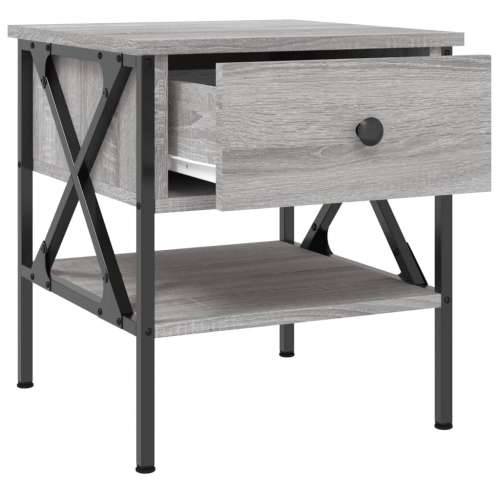 Noćni ormarići 2 kom boja hrasta 40x42x45 cm konstruirano drvo - Sivi hrast sonoma 2 Cijena