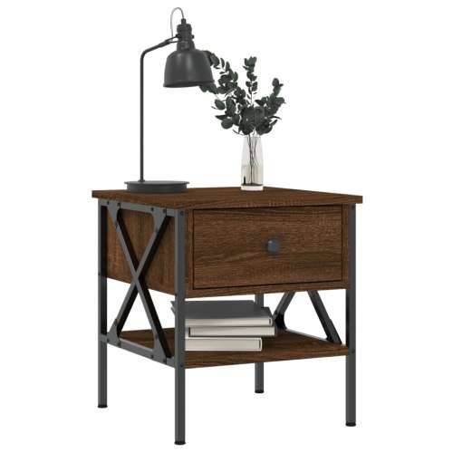 Noćni ormarići 2 kom boja hrasta 40x42x45 cm konstruirano drvo - Smeđi hrast 2 Cijena