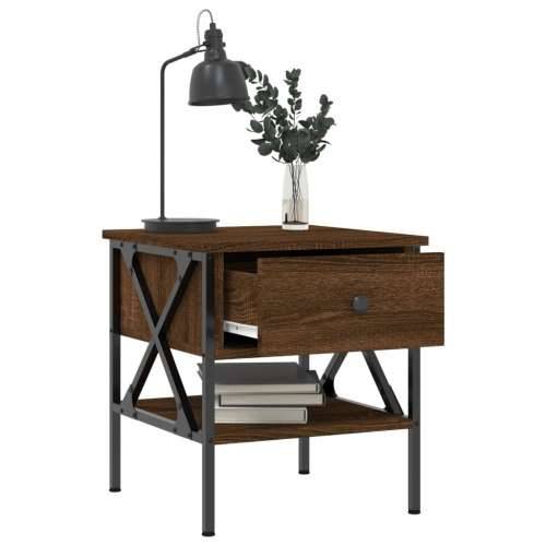Noćni ormarići 2 kom boja hrasta 40x42x45 cm konstruirano drvo - Smeđi hrast 2 Cijena