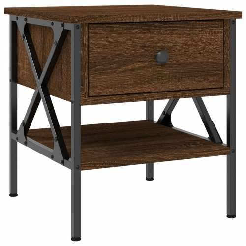Noćni ormarići 2 kom boja hrasta 40x42x45 cm konstruirano drvo - Smeđi hrast 2 Cijena