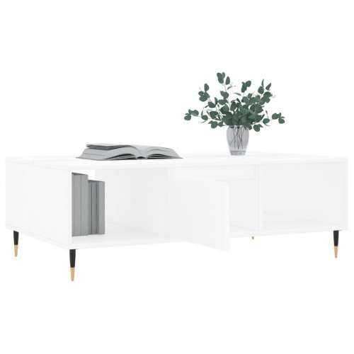 Stolić za kavu bijeli 104 x 60 x 35 cm od konstruiranog drva - Bijela 1 Cijena
