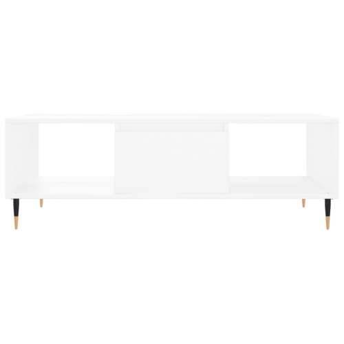 Stolić za kavu bijeli 104 x 60 x 35 cm od konstruiranog drva - Bijela 1 Cijena