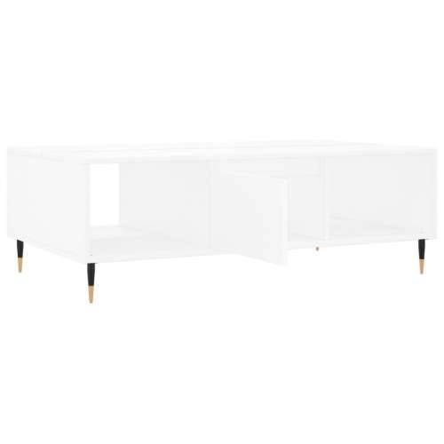 Stolić za kavu bijeli 104 x 60 x 35 cm od konstruiranog drva - Bijela 1 Cijena