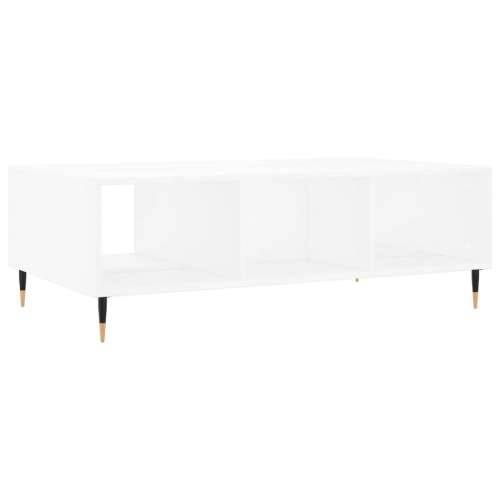 Stolić za kavu bijeli 104 x 60 x 35 cm od konstruiranog drva - Bijela 1 Cijena