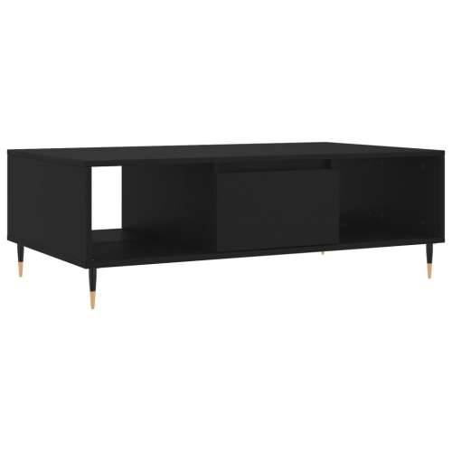 Stolić za kavu crni 104 x 60 x 35 cm od konstruiranog drva - Crna 1 Cijena